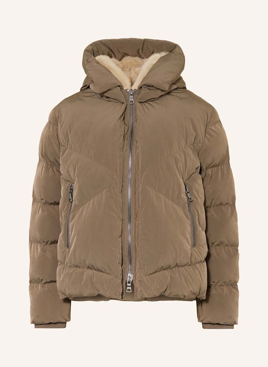 BLONDE Steppjacke SNOW mit Blende in khaki