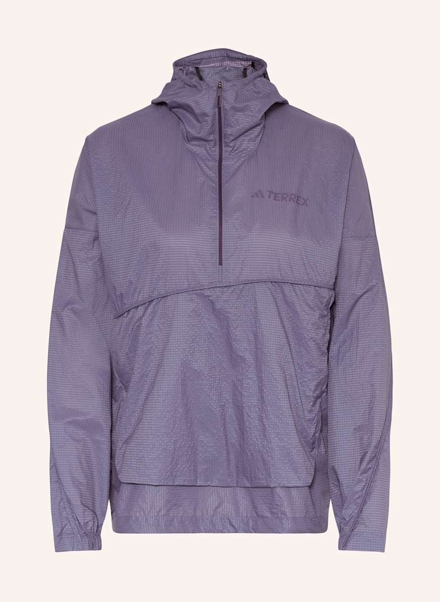 adidas TERREX Anorak jacket TERREX XPLORIC WIND in dark purple