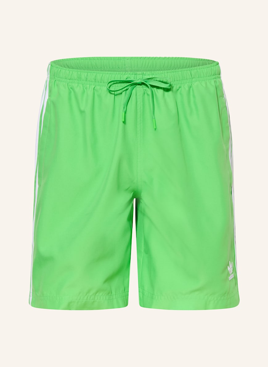 adidas Originals Badeshorts ADICOLOR STRIPES in hellgrün