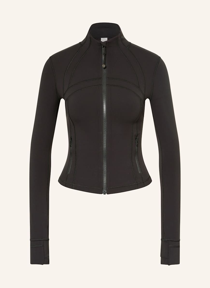 lululemon DEFINE CROPPED yoga jacket in black