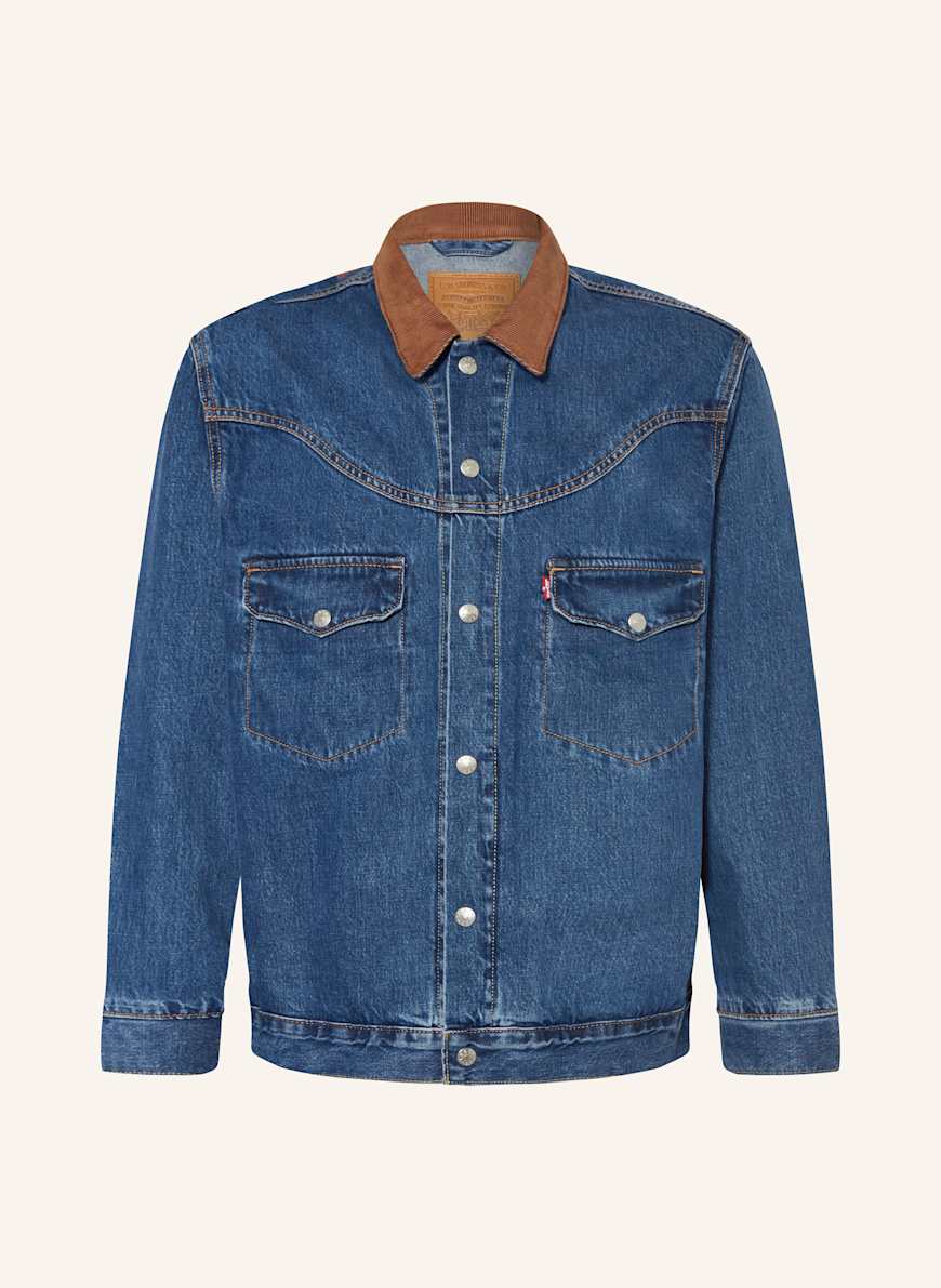 Levi's® WESTERN SHORTHORN denim jacket in blue