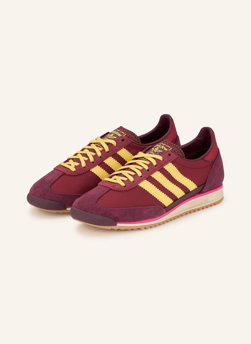 adidas Originals Sneakers SL72 OG in dark red / yellow