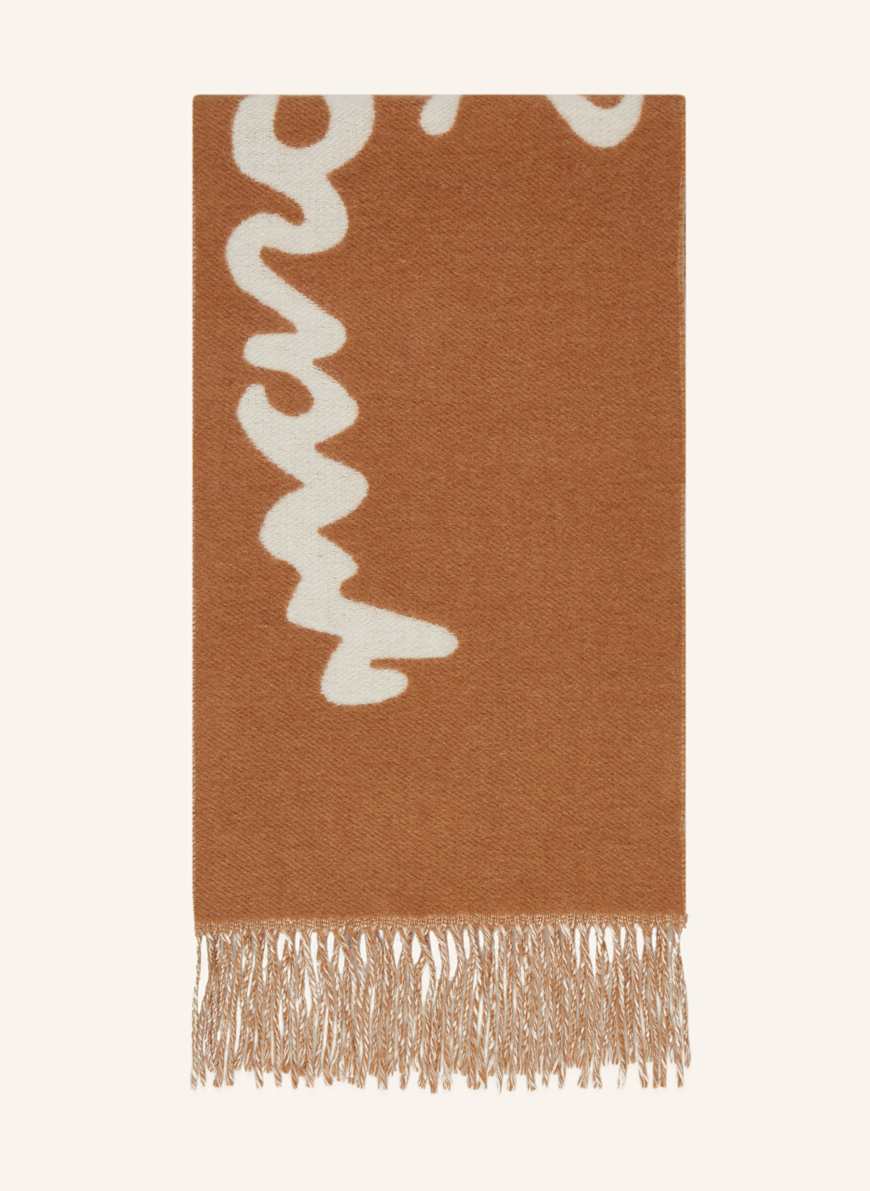 MARC JACOBS MARC IS JOY scarf in camel / white display picture 1