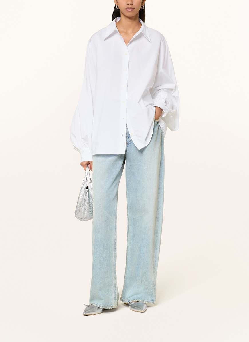 SoSUE Oversized shirt blouse ANTONIA in white