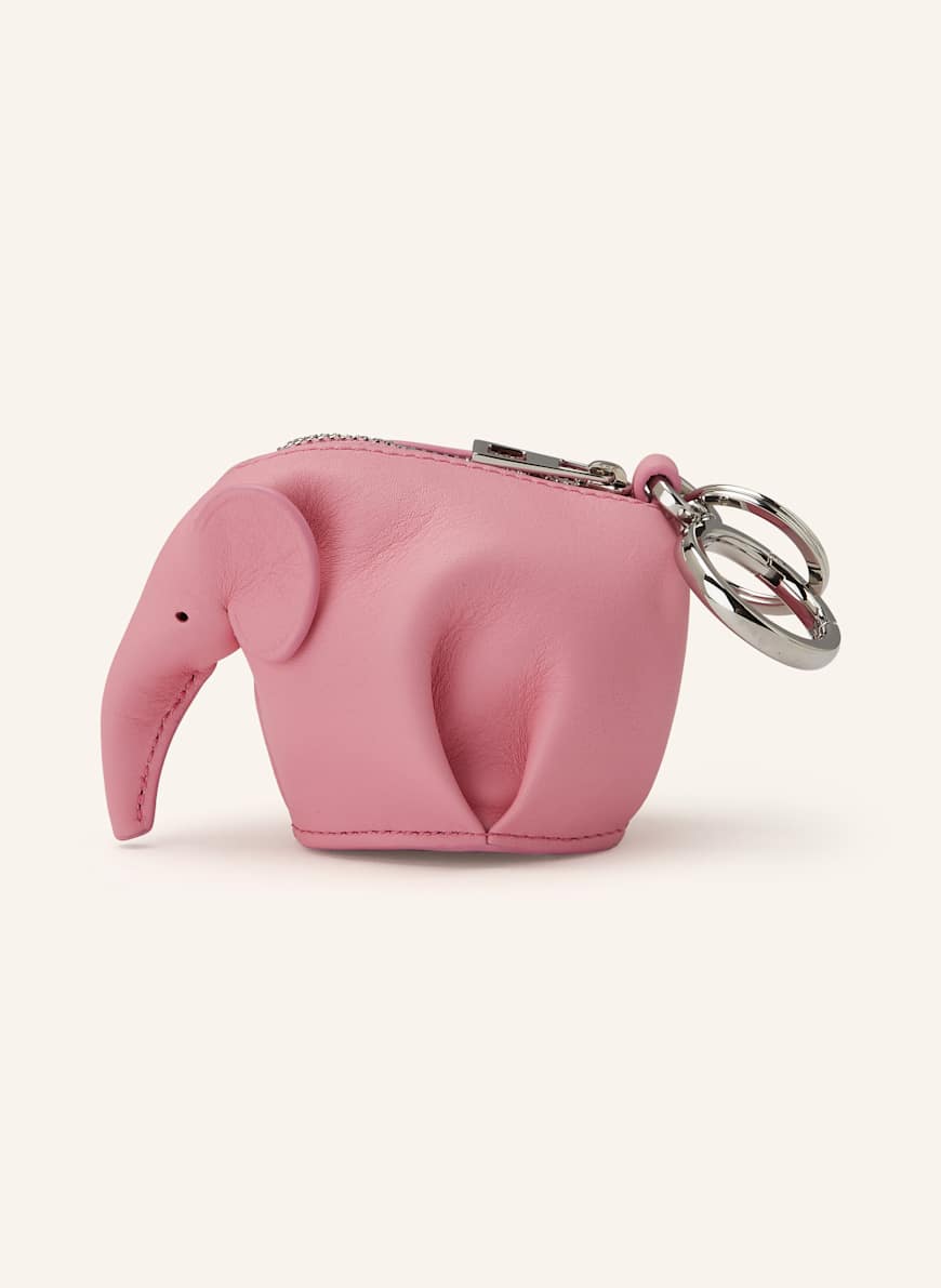 LOEWE Bag charm ELEPHANT CHARM in pink