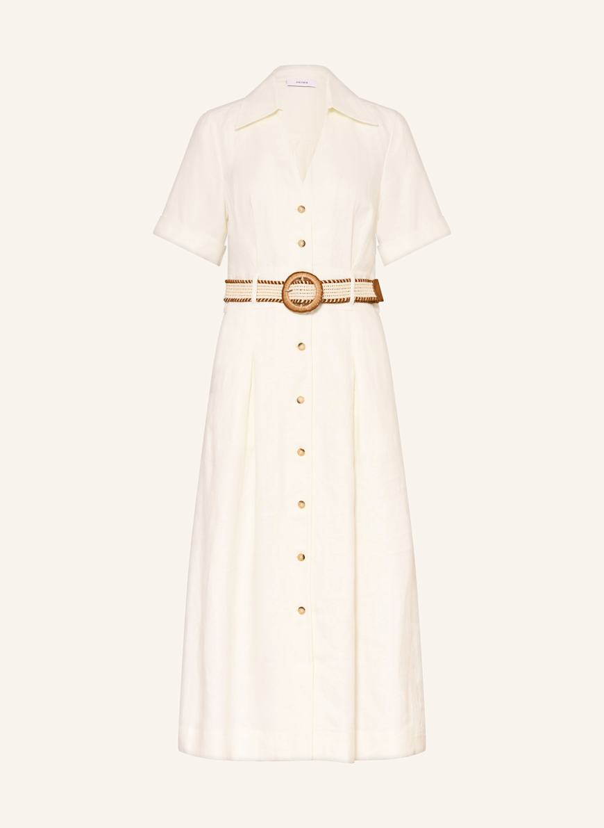 REISS Linen dress ANNIE in ecru