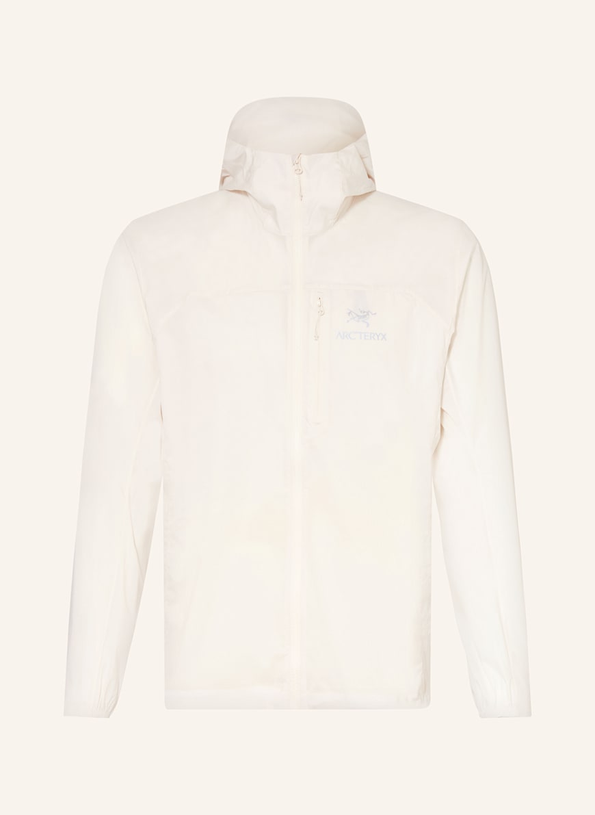 ARC'TERYX Windbreaker SQUAMISH HOODY in weiss