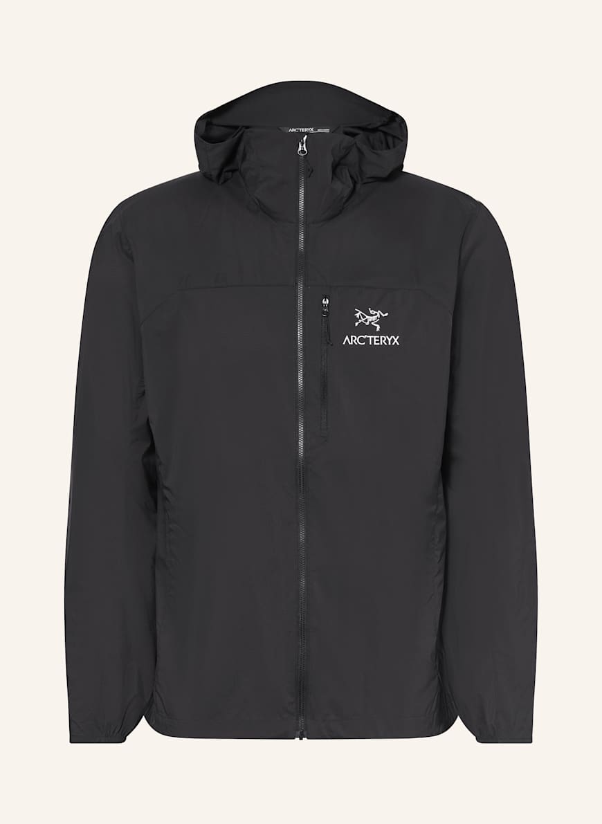 ARC'TERYX Windbreaker SQUAMISH HOODY in black ARC'TERYX Windbreaker SQUAMISH HOODY in black