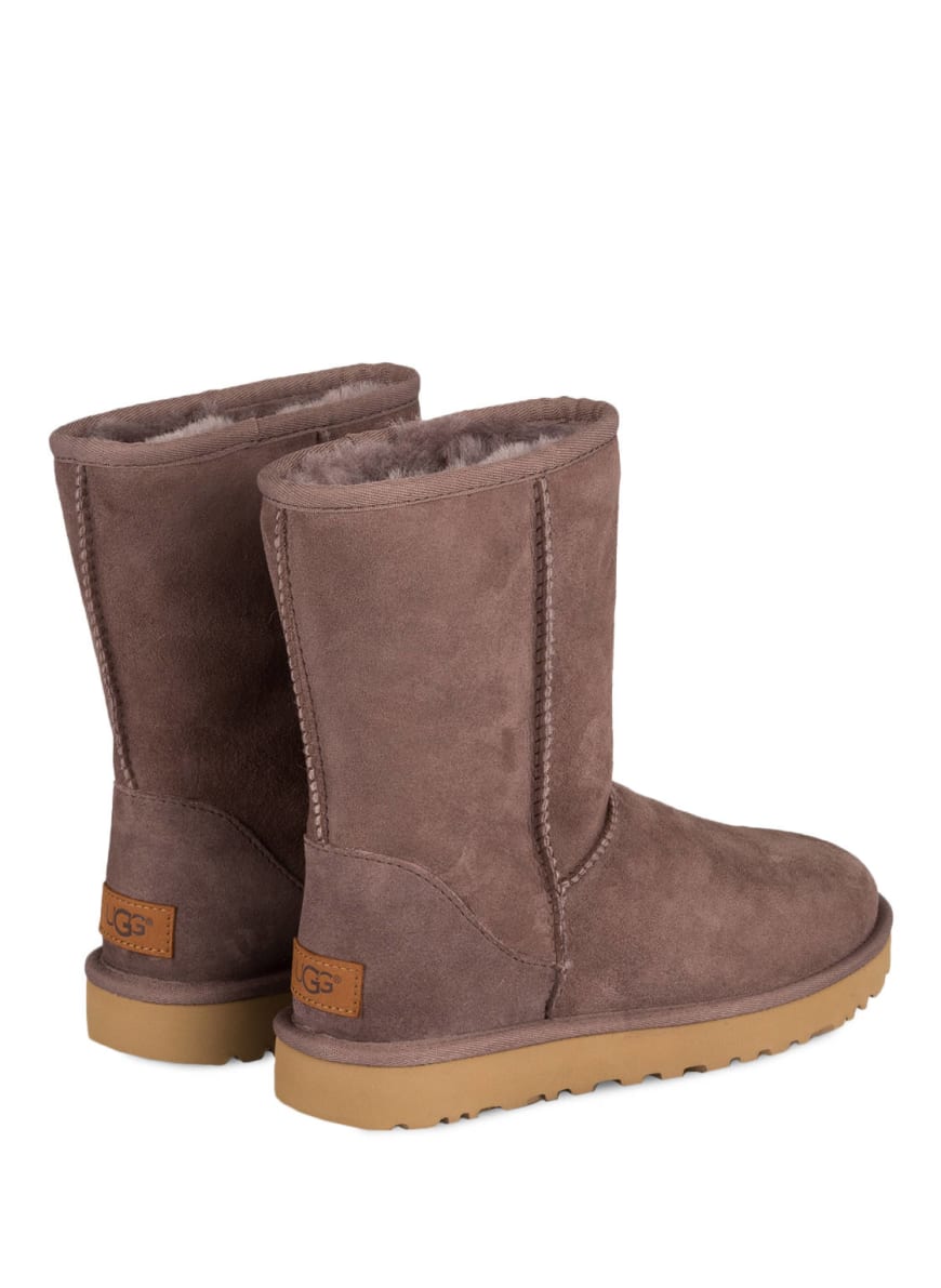ugg classic short ii grey