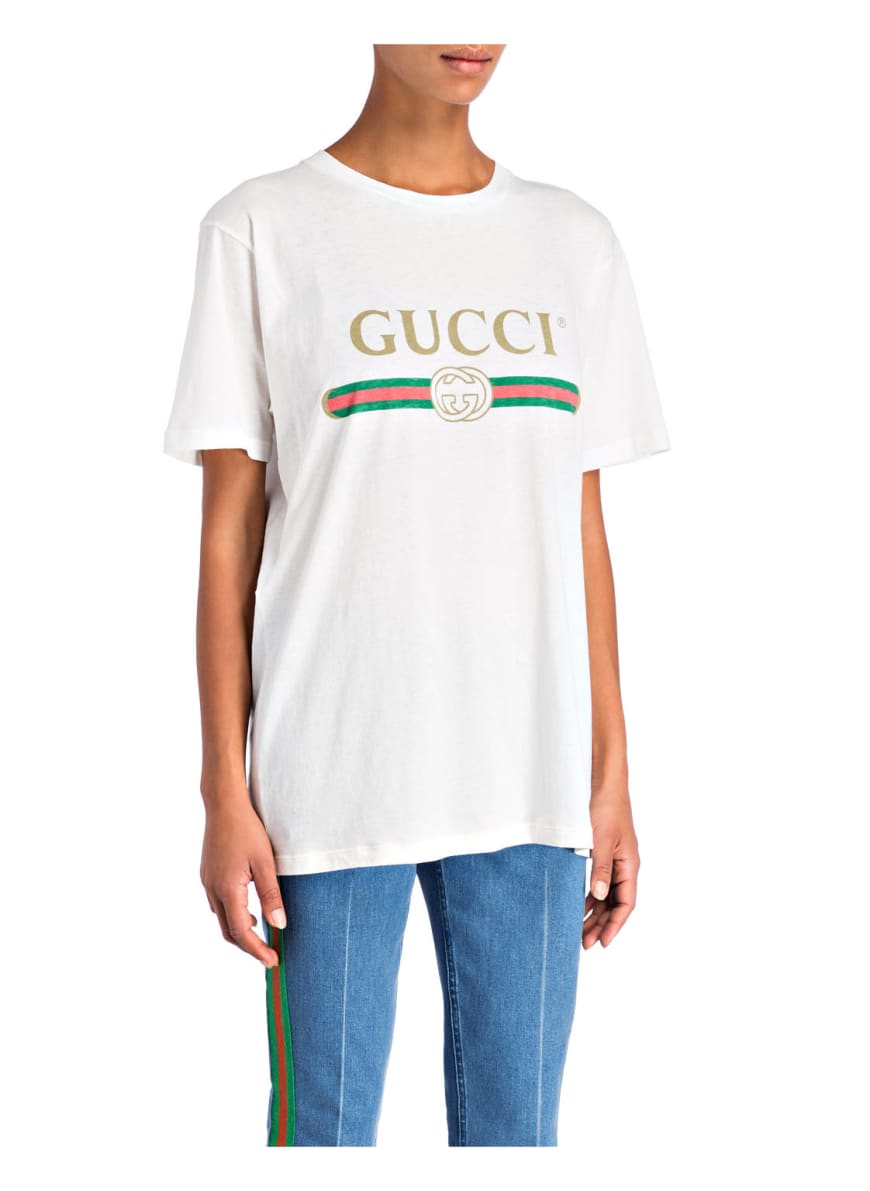 GUCCI T-shirt in wool white | Breuninger
