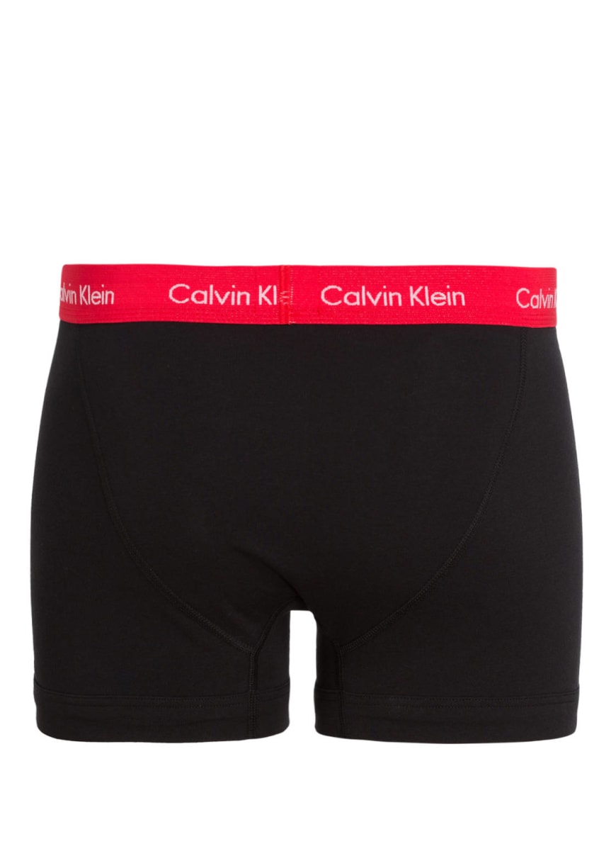 Calvin Klein 3-pack boxer shorts COTTON STRETCH in black
