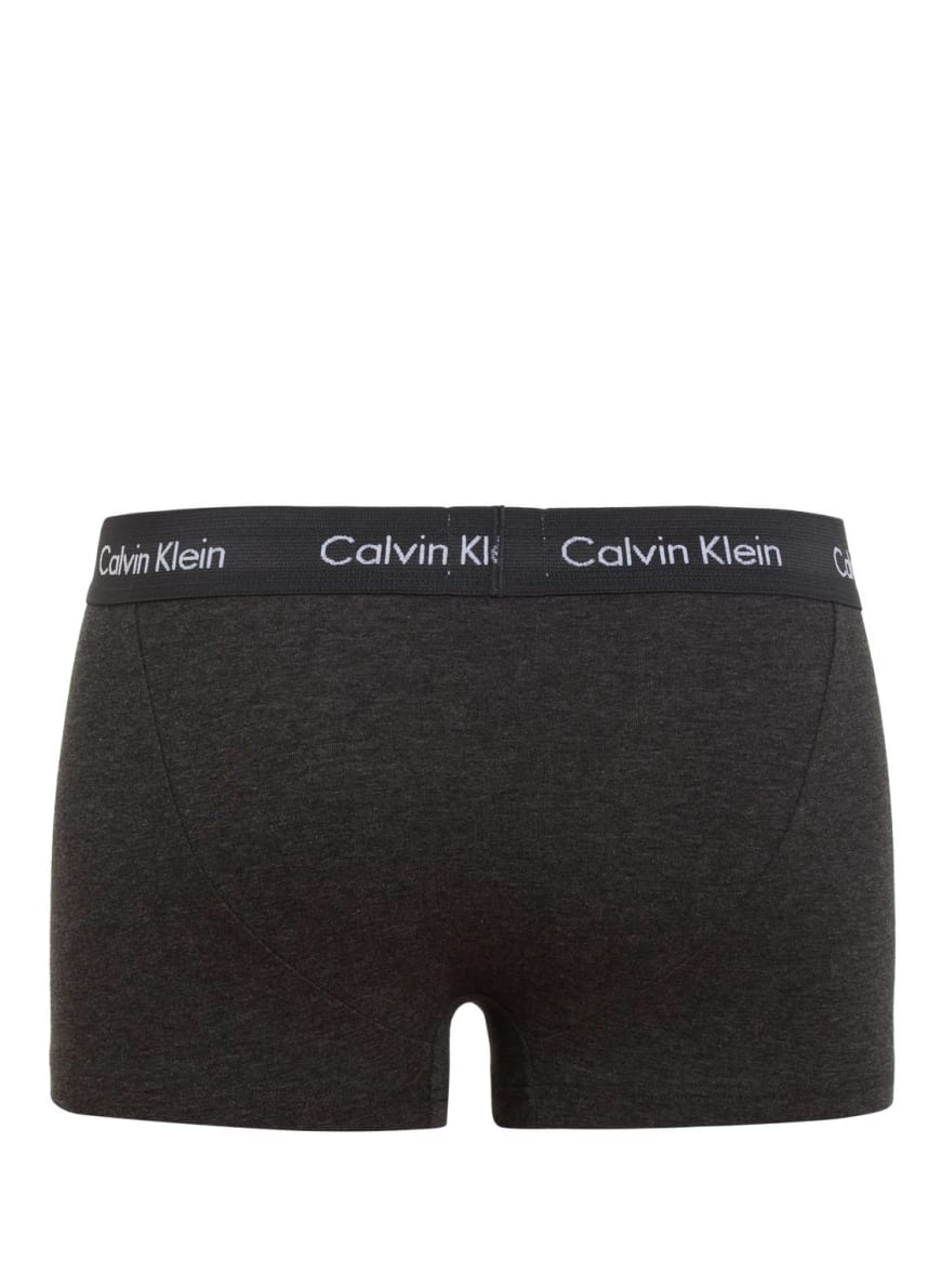 Boxer shorts Calvin Klein Cotton Stretch Boxer Brief 3-Pack Black/  Shoreline/ Clem/ Travertine WB