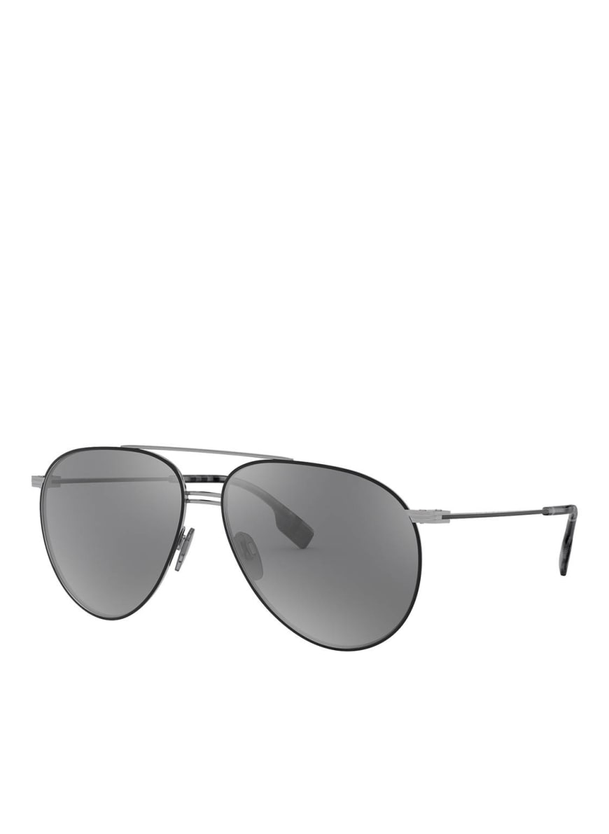 BURBERRY Sunglasses BE3108, Color: 12956G - SILVER/BLACK (Image 1)