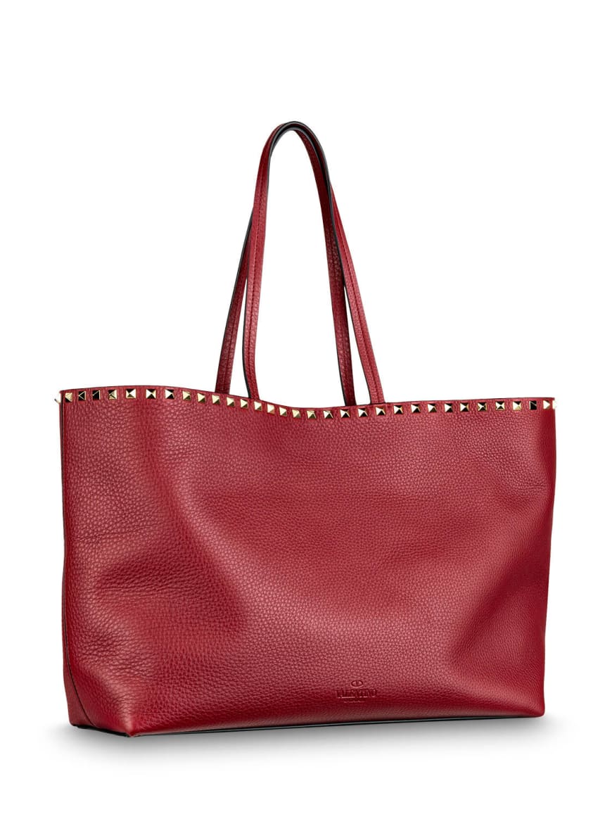 Rockstud leather tote sale