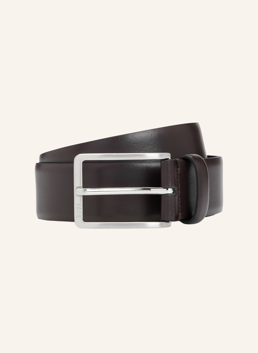 BOSS Business Gürtel ERMAN-L_SZ35: DUNKELBRAUN