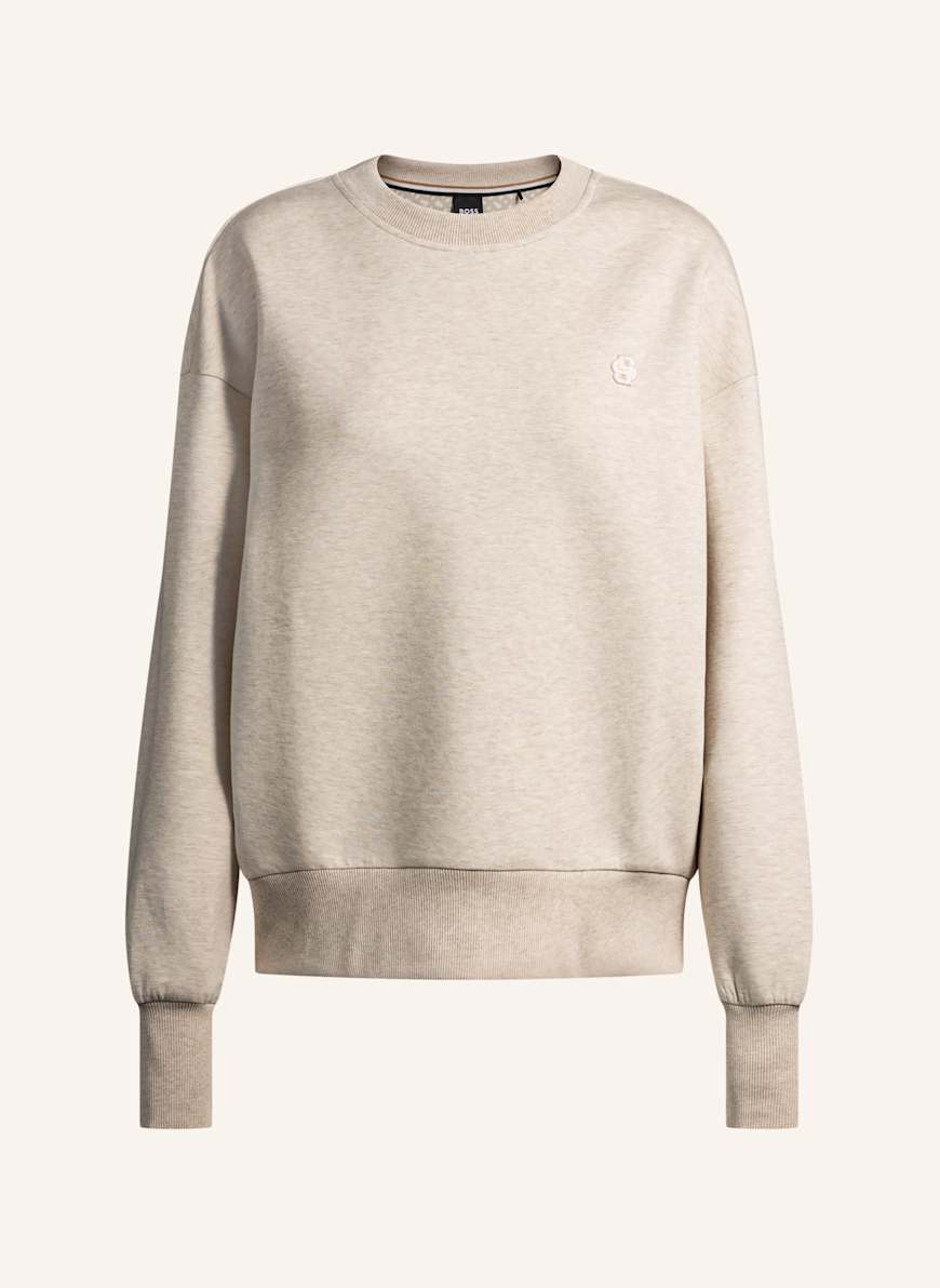 BOSS Sweatshirt EINORA Relaxed Fit: WEISS