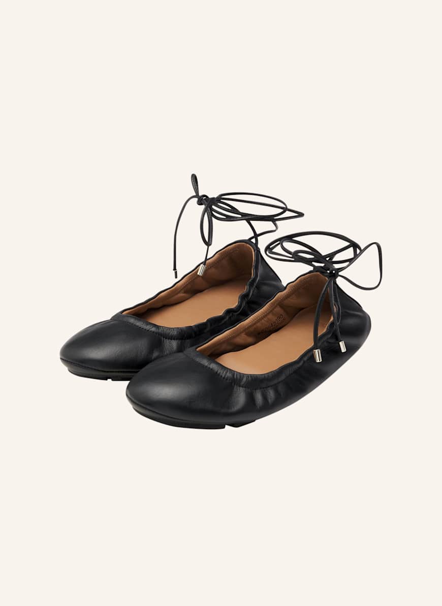 BOSS Flacher Schuh ROXANNE_BALLERINA_NA: SCHWARZ