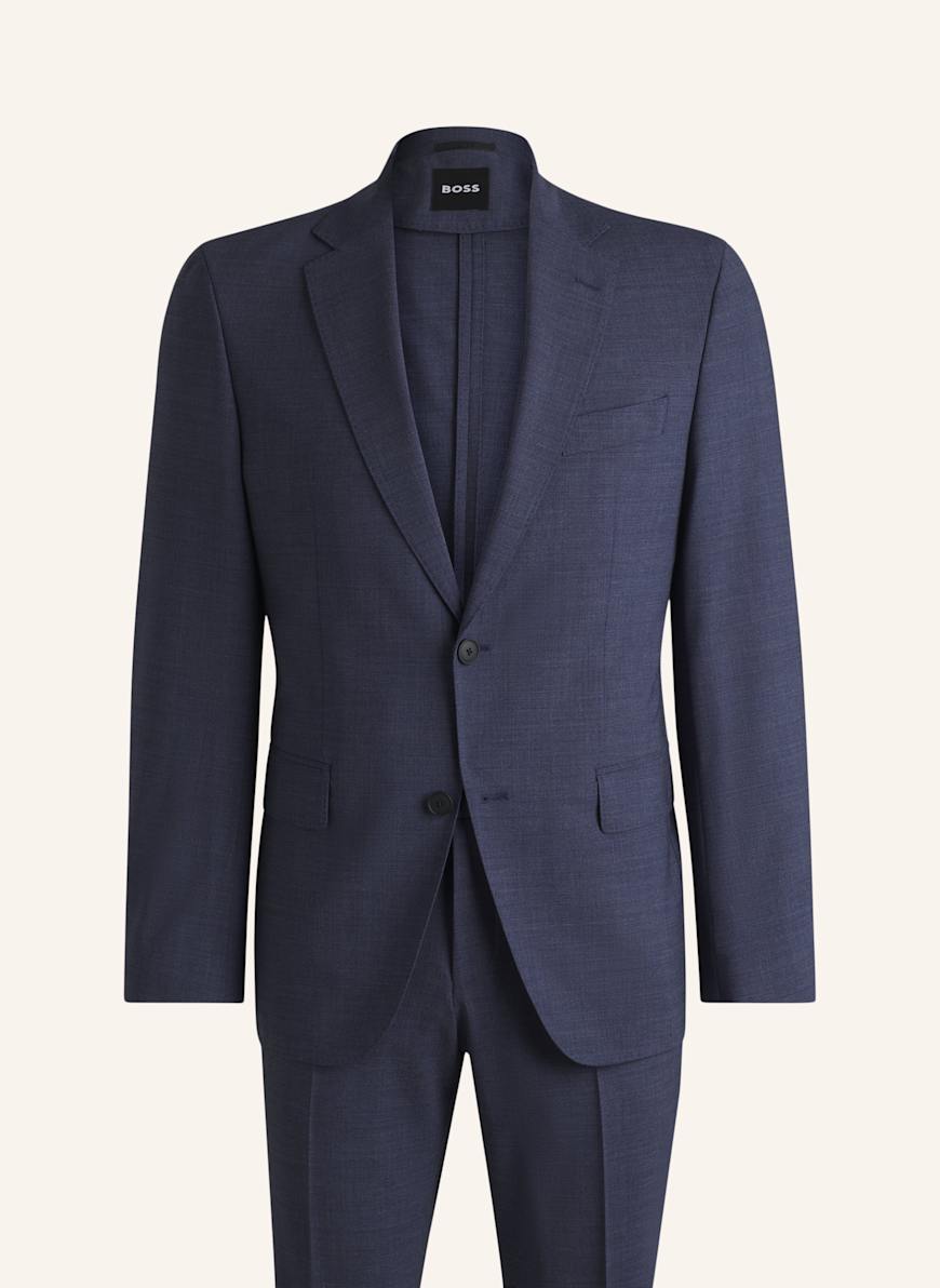 BOSS Business Anzug P-HUGE-2PCS-251 Slim Fit: BLAU