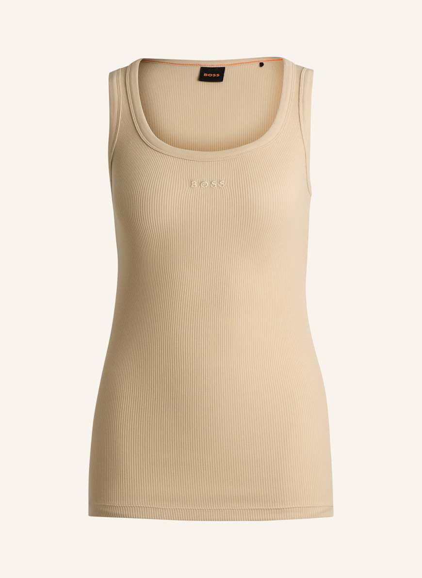 BOSS Casual Top C_EMATITE Slim Fit: BEIGE