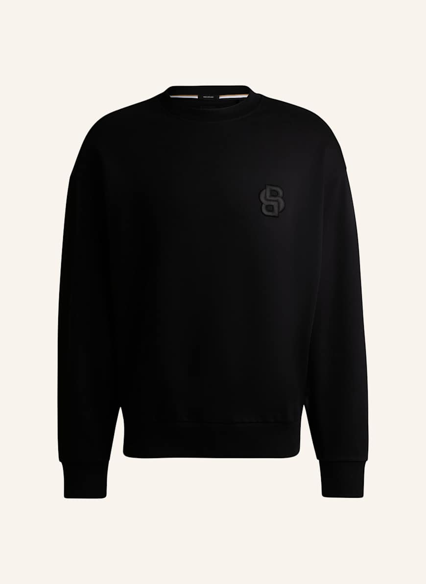 BOSS Sweatshirt C-SOLERI 26 Relaxed Fit: SCHWARZ