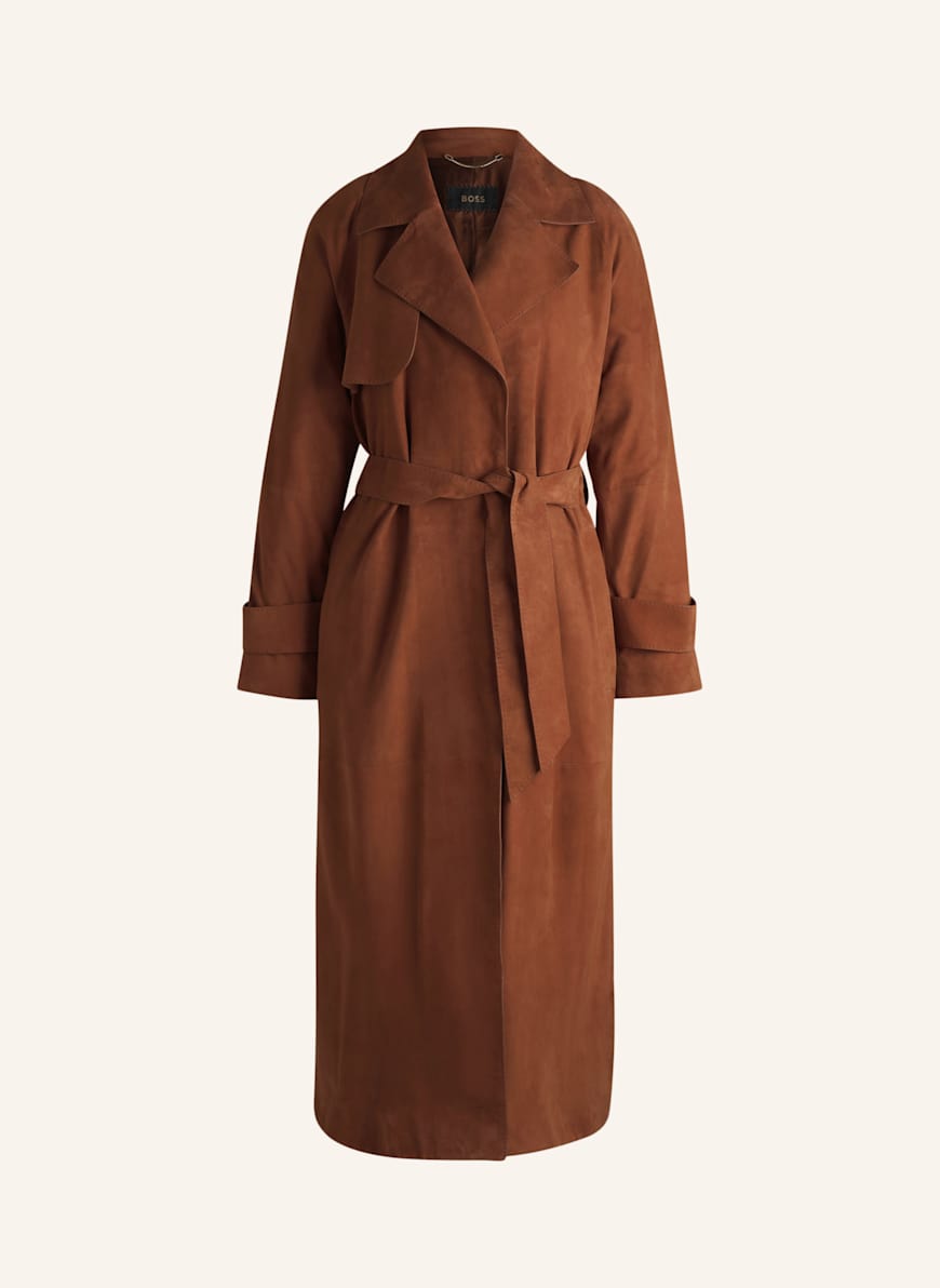 BOSS Casual Mantel SORONTO Regular Fit: DUNKELORANGE