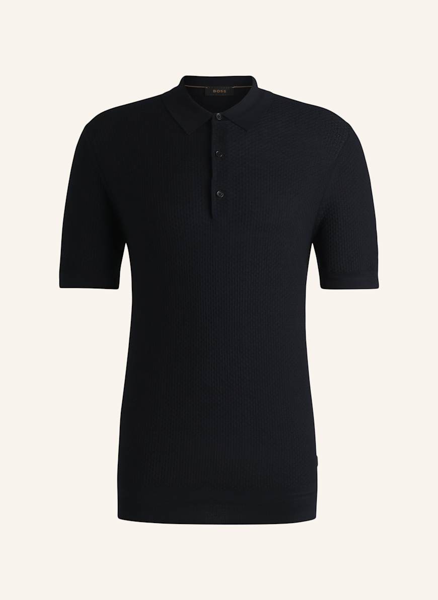 BOSS Pullover L-JEFFREY Regular Fit: DUNKELBLAU