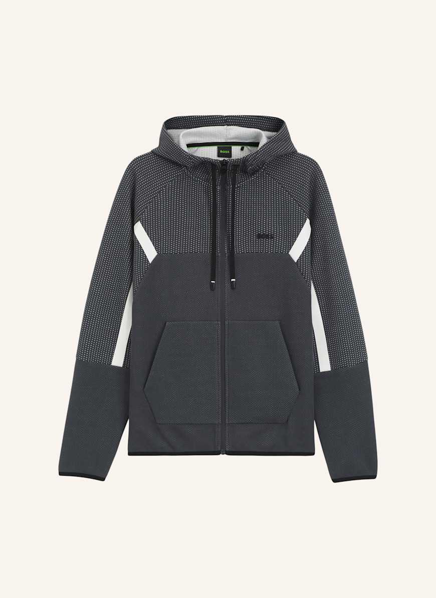 BOSS Sweatshirt FZ HOODIE TL Regular Fit: DUNKELGRAU