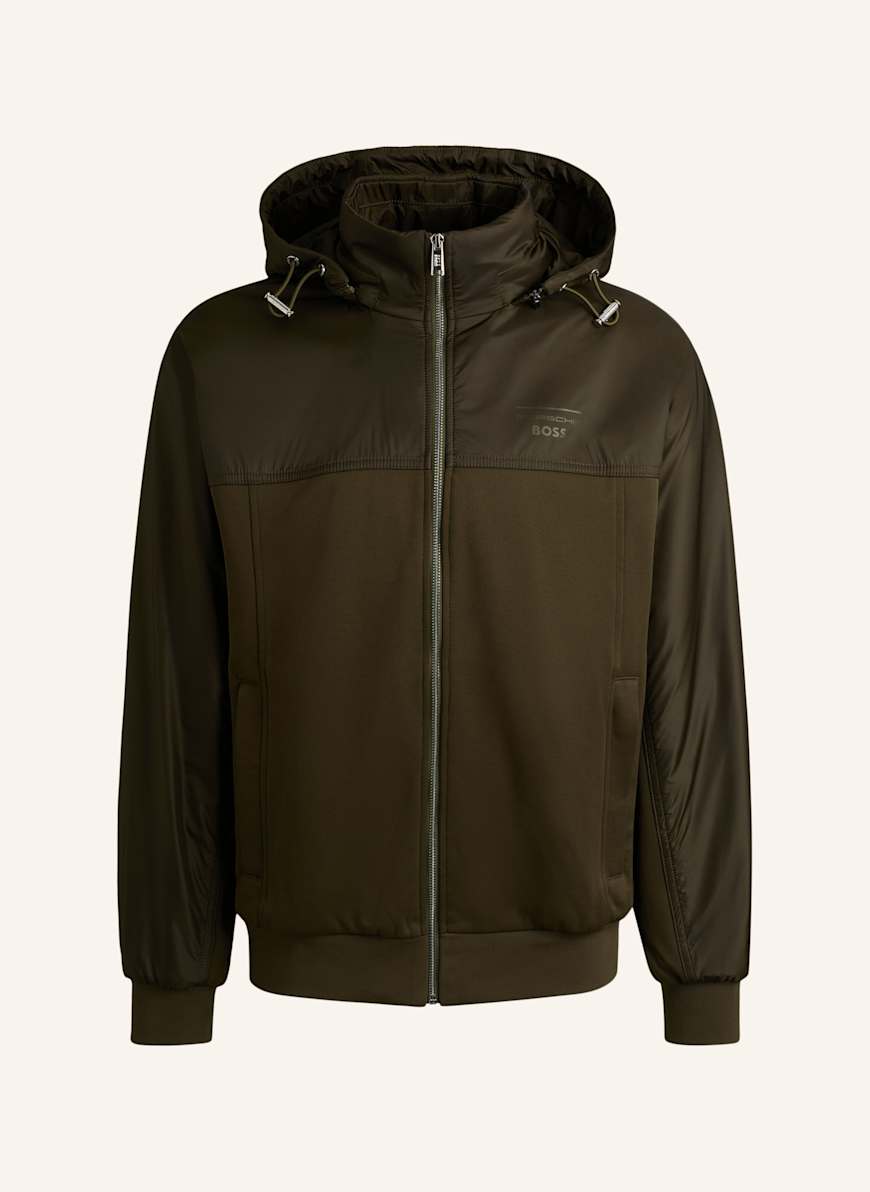 BOSS Sweatshirt C-STEELE 71_PS Regular Fit: DUNKELGRÜN