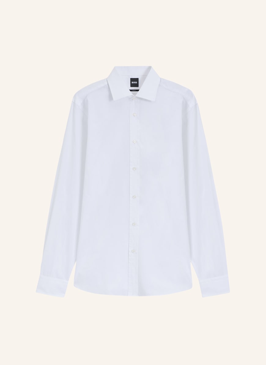 BOSS Business Hemd H-DAVID-SPREAD_DB Slim Fit: WEISS