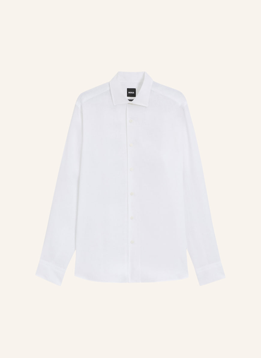 BOSS Business Hemd H-JACK-1PIECE_DB Regular Fit: WEISS