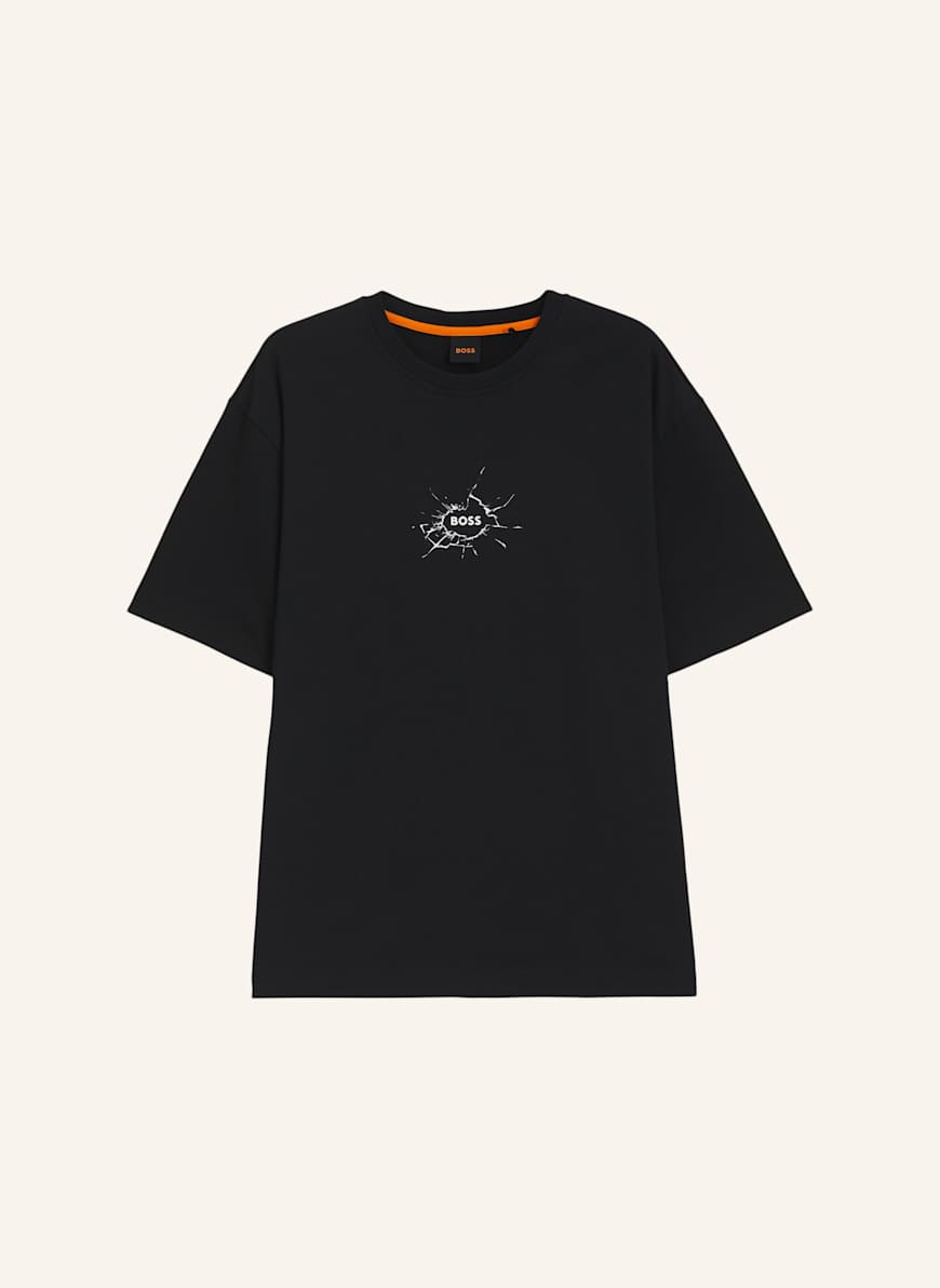 BOSS T-Shirt TE_VOYAGE Relaxed Fit: SCHWARZ