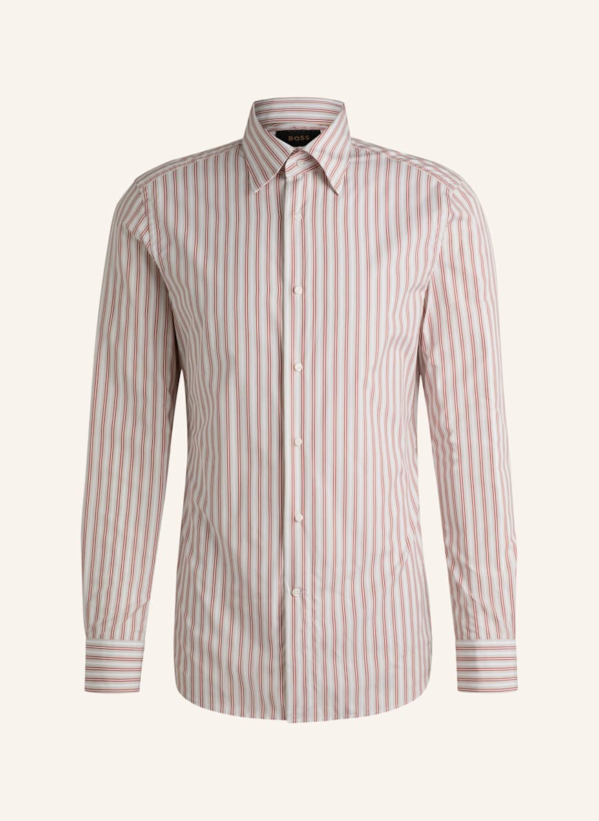 BOSS Business Hemd L-HAYS-HBD-C1-251 Slim Fit: ROT