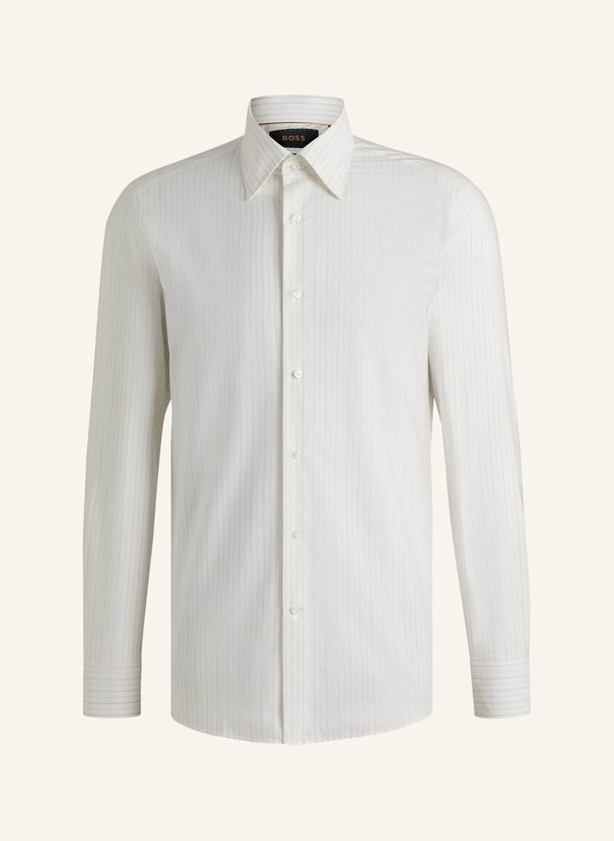 BOSS Business Hemd L-HAYS-HBD-C1-251 Slim Fit: DUNKELBLAU