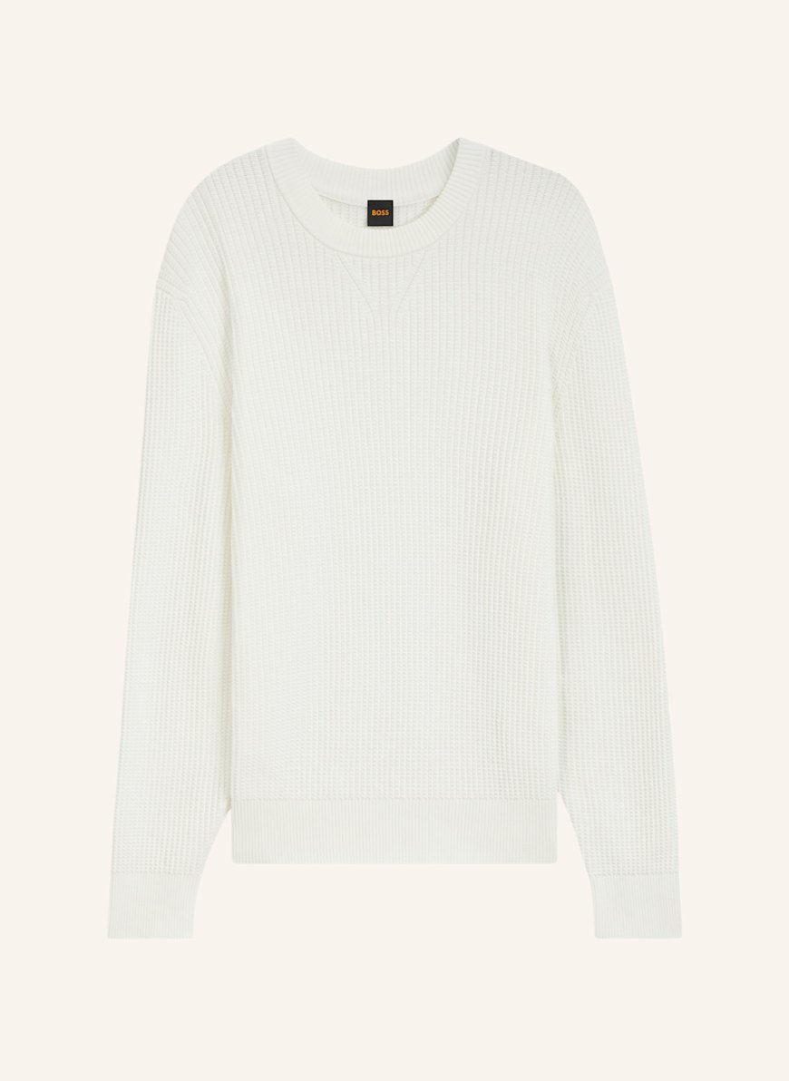 BOSS Pullover APOKKO Regular Fit: BEIGE