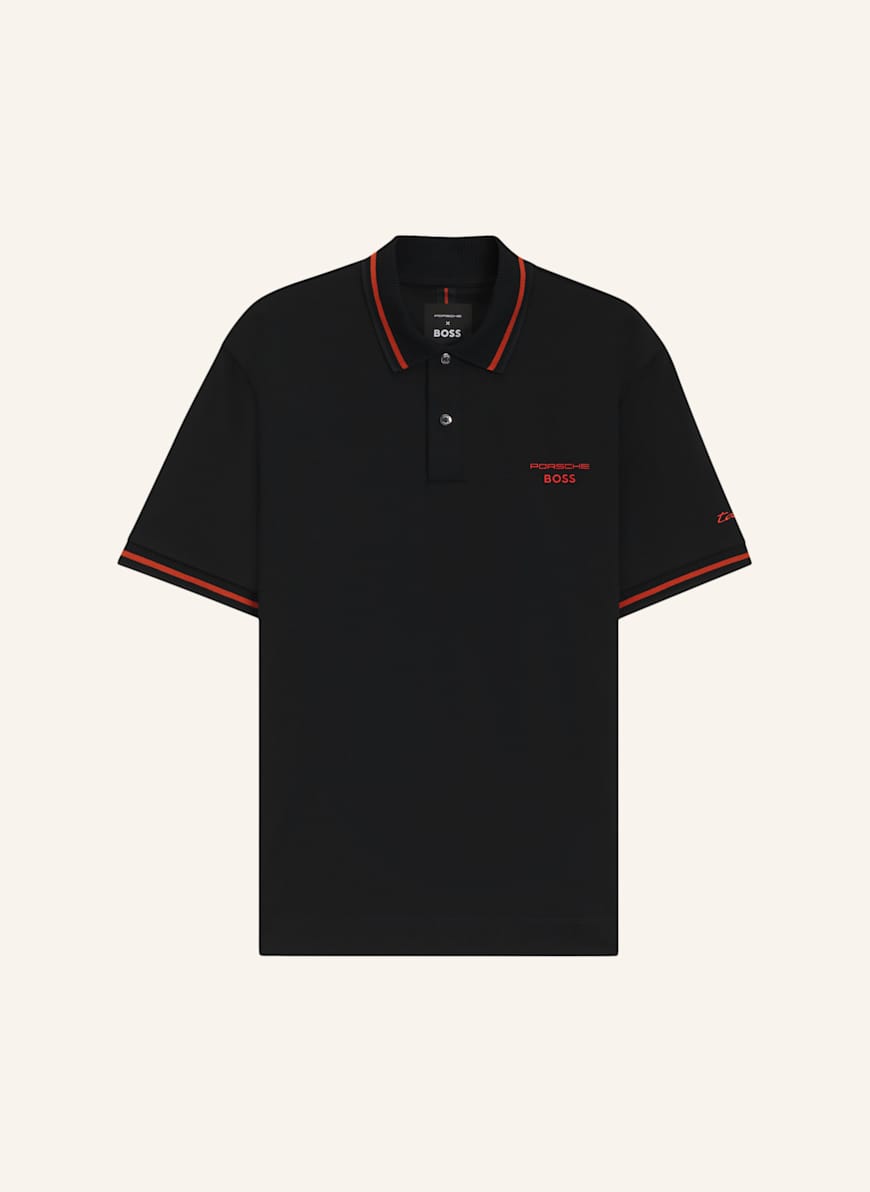 BOSS Poloshirt C-PARRIS 197_PS Regular Fit: SCHWARZ