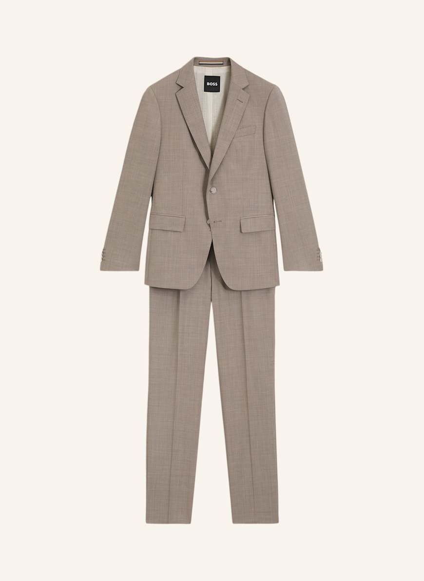 BOSS Business Anzug H-HUGE-2PCS-253 Slim Fit: BEIGE