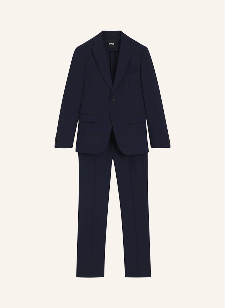 BOSS Business Anzug P-HUGE-2PCS-252 Slim Fit: DUNKELBLAU