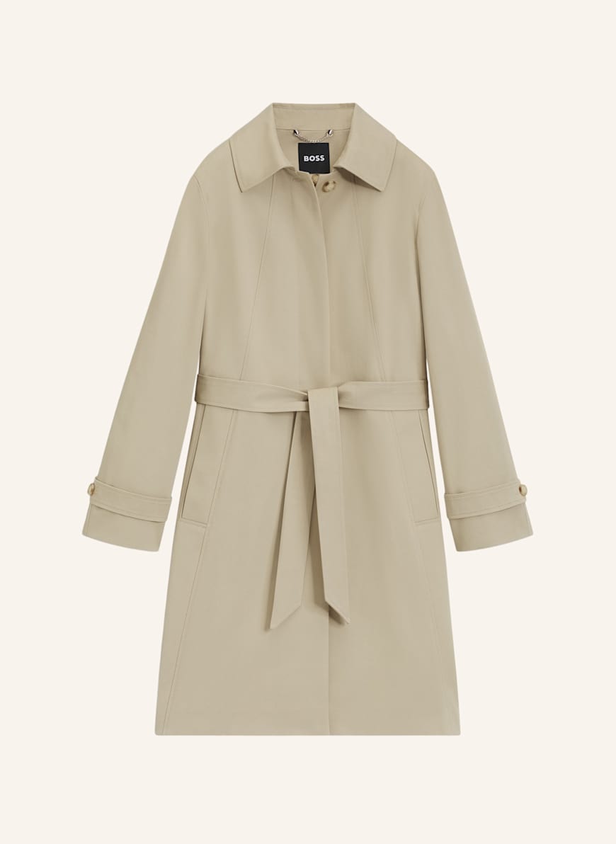 BOSS Klassischer Mantel CALEXIS Regular Fit: BEIGE