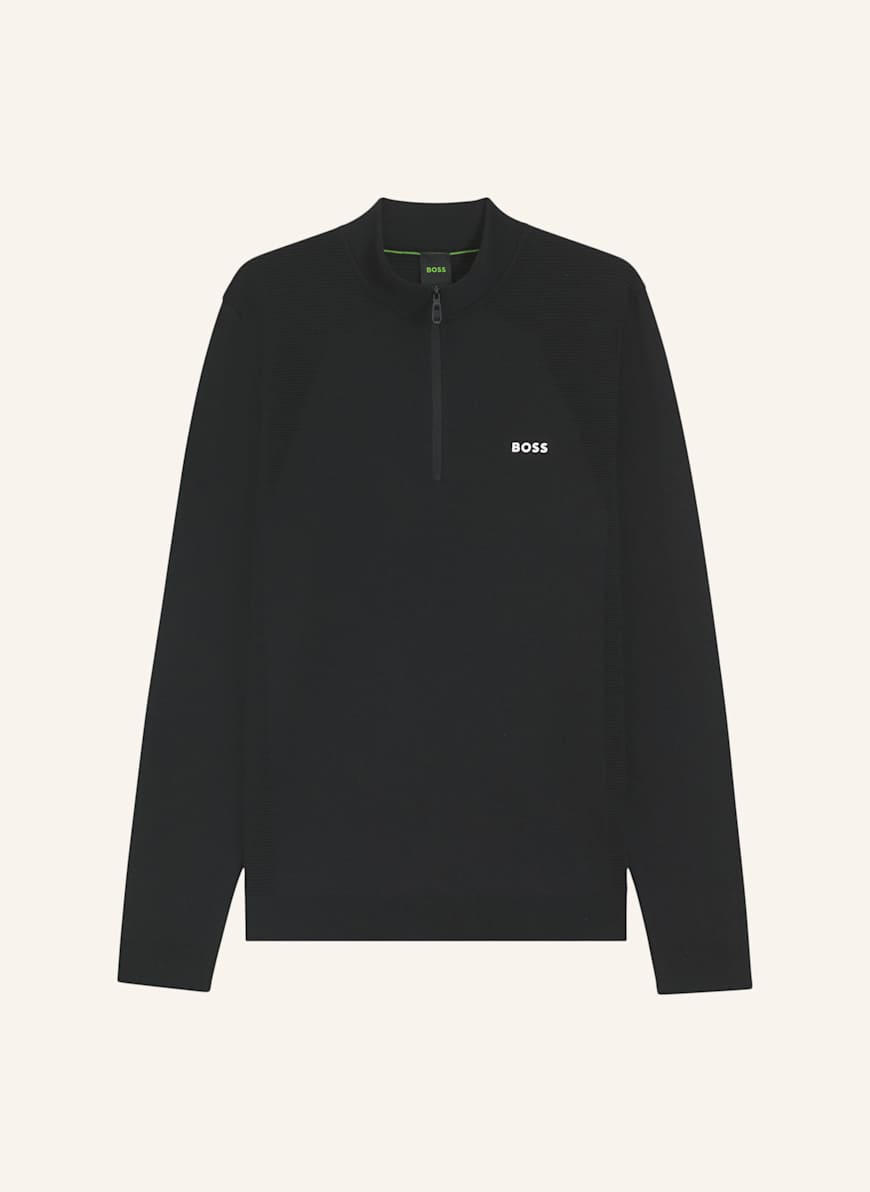 BOSS Pullover K_MOMENTUM-LITE MN Regular Fit: SCHWARZ