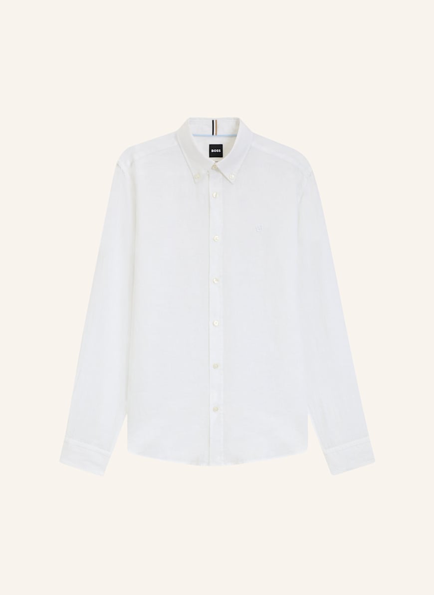 BOSS Casual Hemd H-ROAN-BD-E-C1-253 Slim Fit: WEISS