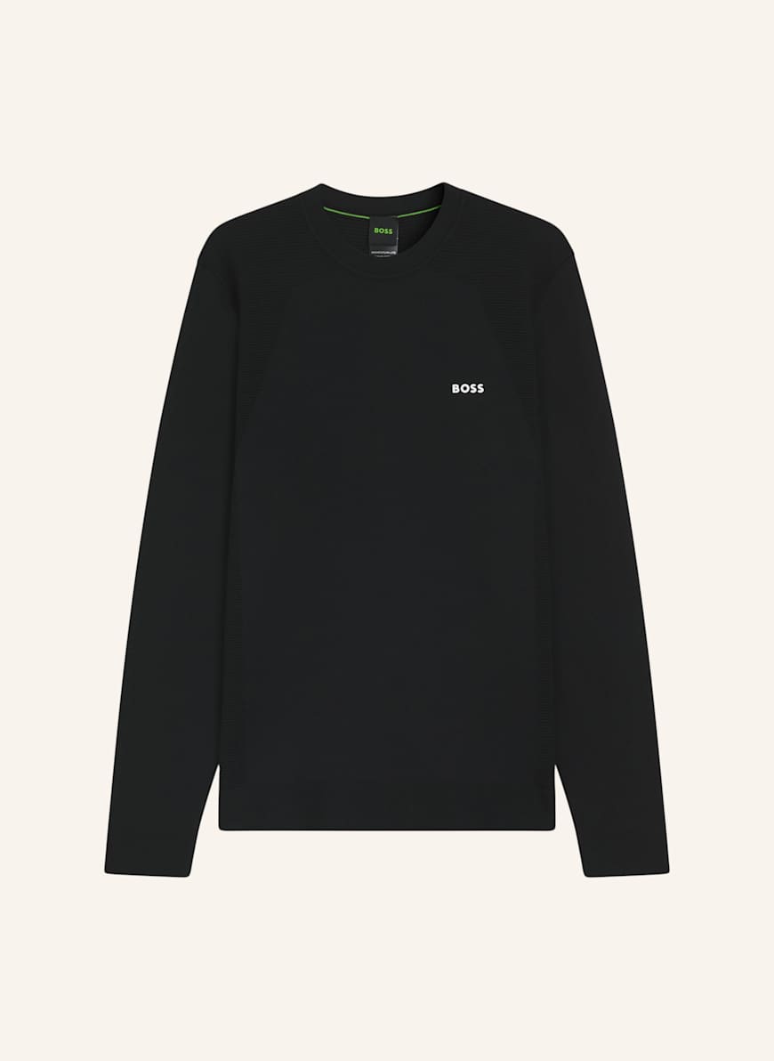 BOSS Pullover K_MOMENTUM-LITE CN Regular Fit: SCHWARZ