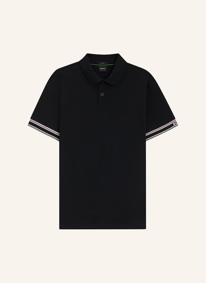 BOSS Poloshirt POLO ZONE Slim Fit: SCHWARZ