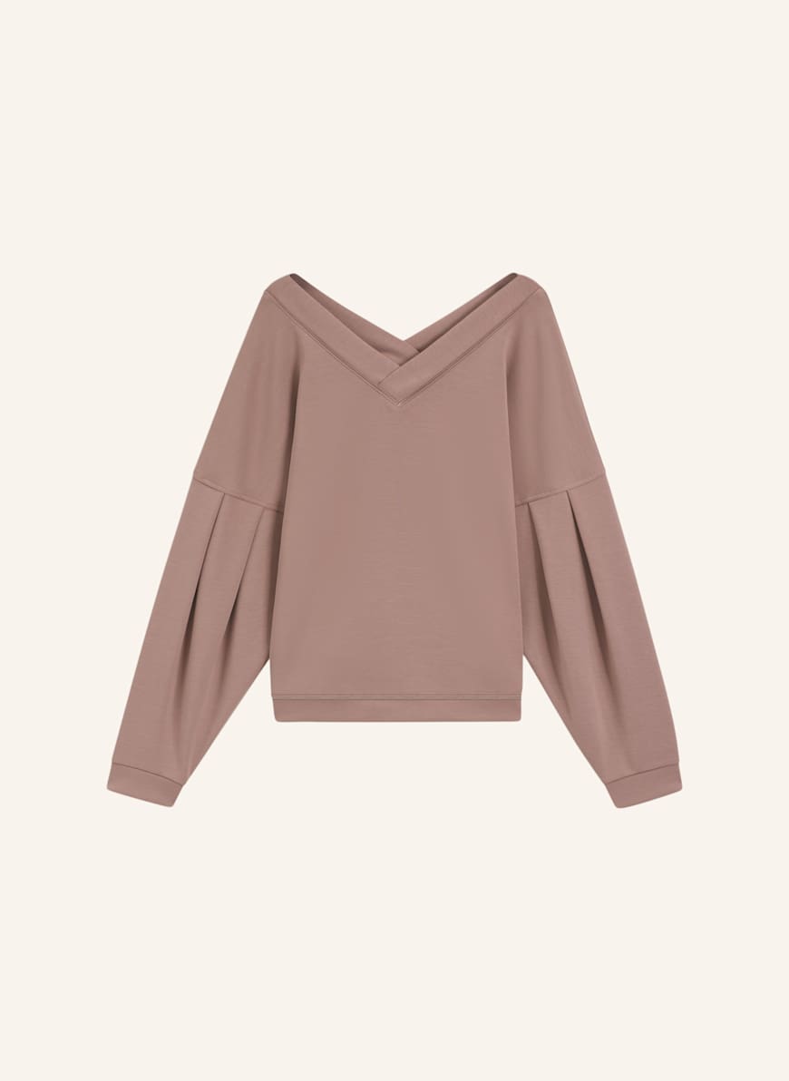 BOSS Loungewear Oberteil SCUBA_SWEATSHIRT: HELLBRAUN