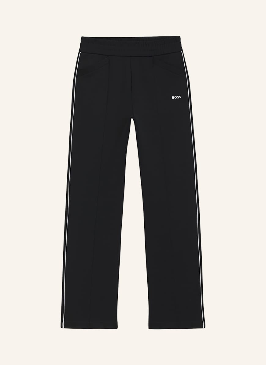 BOSS Casual Hose ERINA Straight Fit: SCHWARZ
