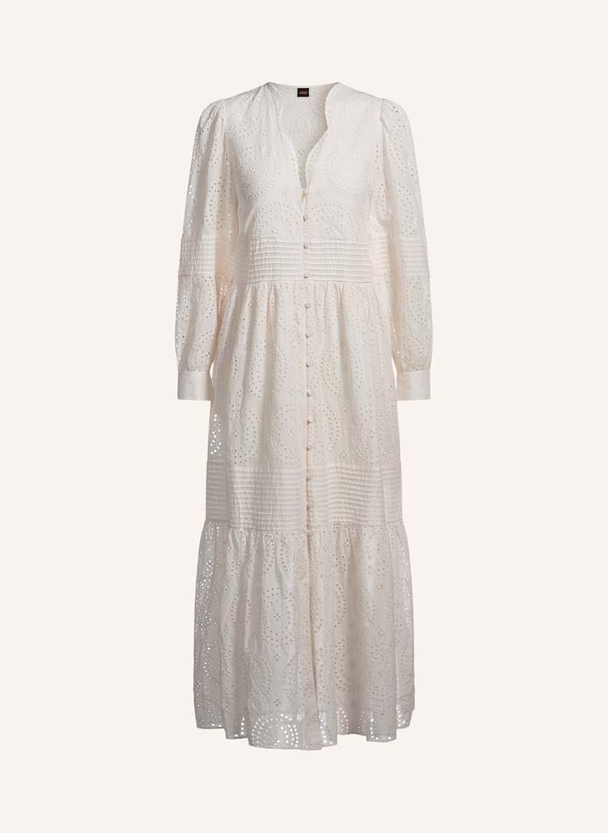 BOSS Kleid C_DABRODY Regular Fit: WEISS
