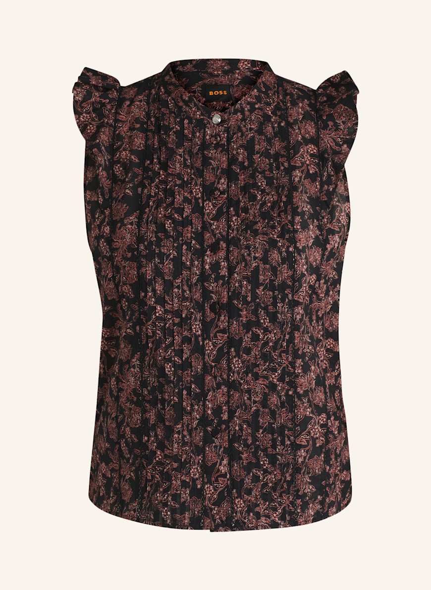 BOSS Casual Bluse C_BANTIANA Regular Fit: SCHWARZ