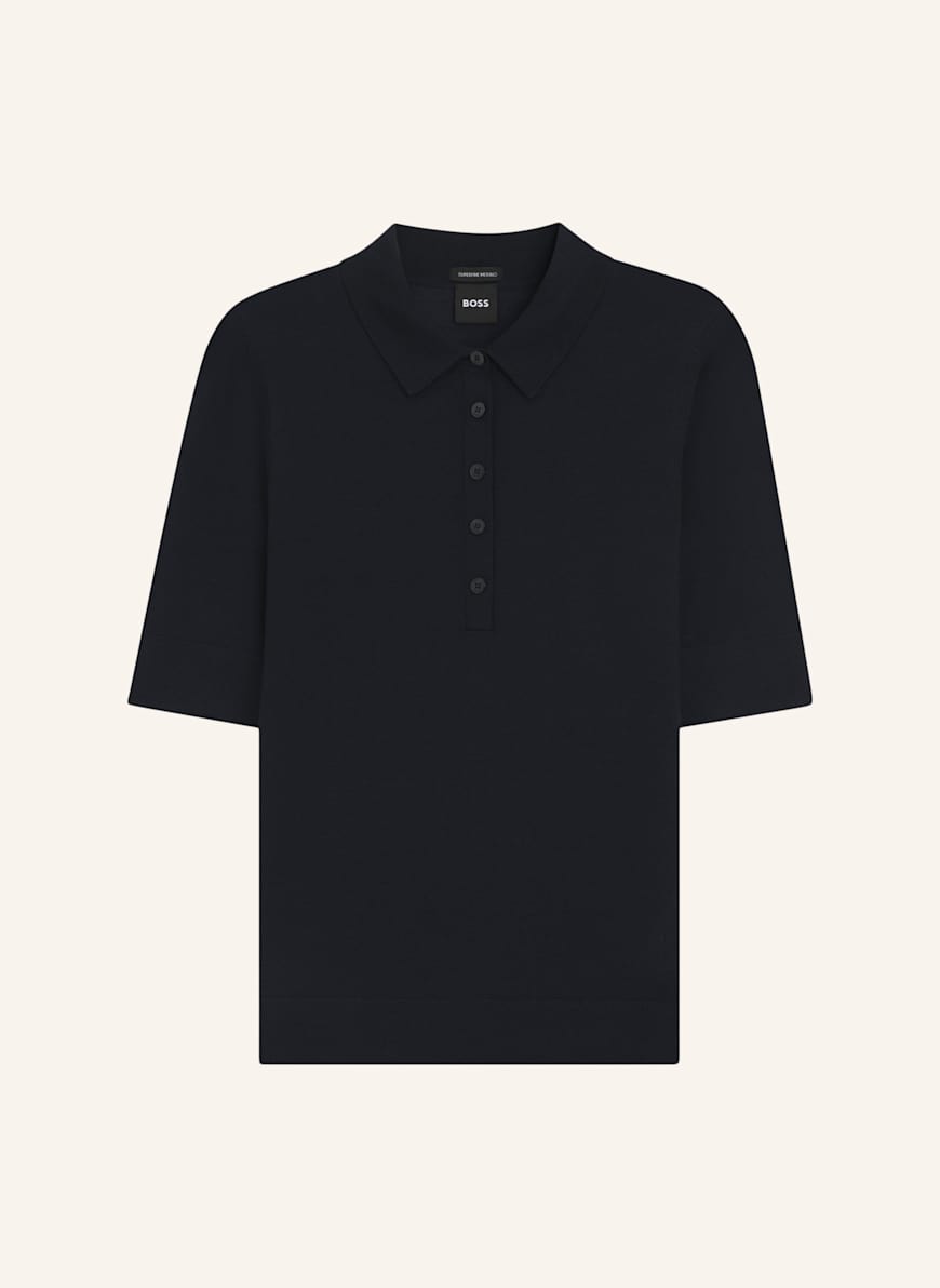 BOSS Pullover FIDENKA Regular Fit: DUNKELBLAU