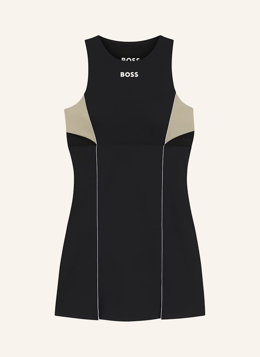 BOSS Jersey-Kleid EMATCH Slim Fit: SCHWARZ