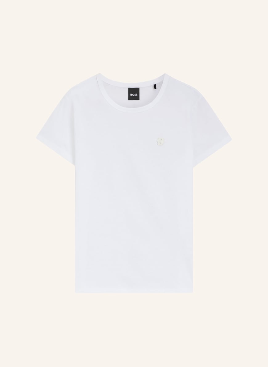 BOSS T-Shirt EVENTSA8 Slim Fit: WEISS