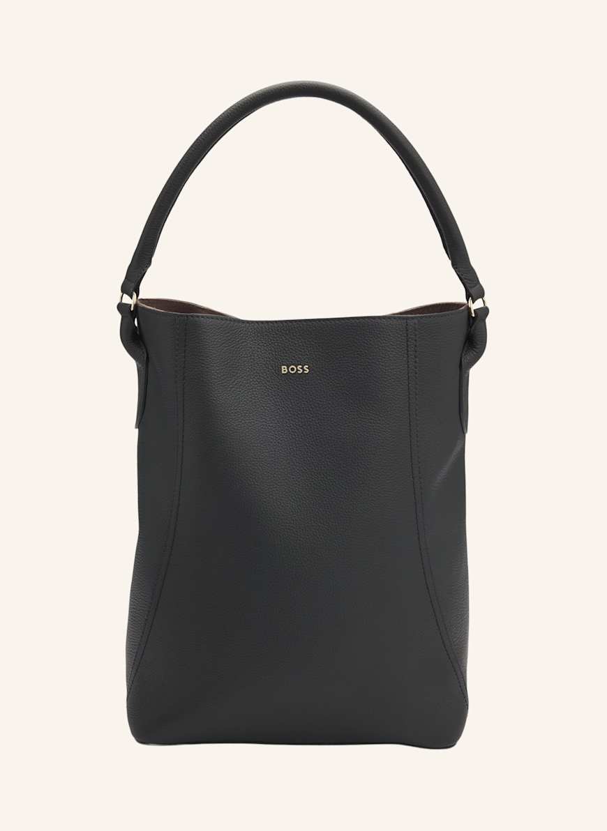 BOSS Umhängetasche LENAH BUCKET: SCHWARZ